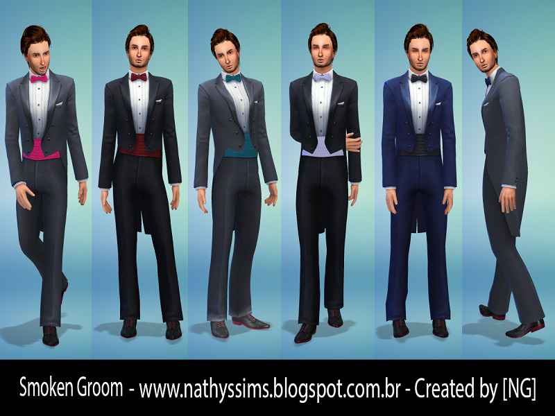  Sims 4    (Male Suit)