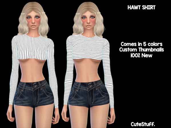  Sims 4    (Hawt Shirt)
