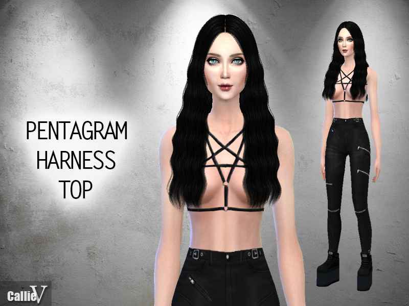  Sims 4  - (Harness Top)