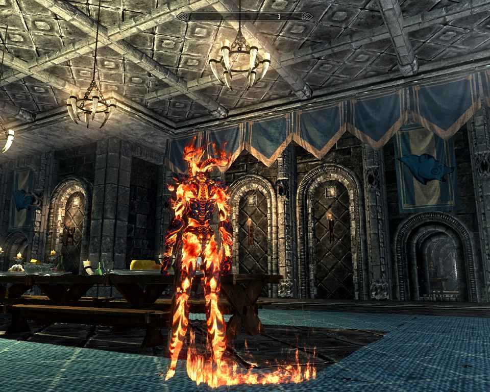 Мод Skyrim — Огненный Атронах. Новая игровая раса