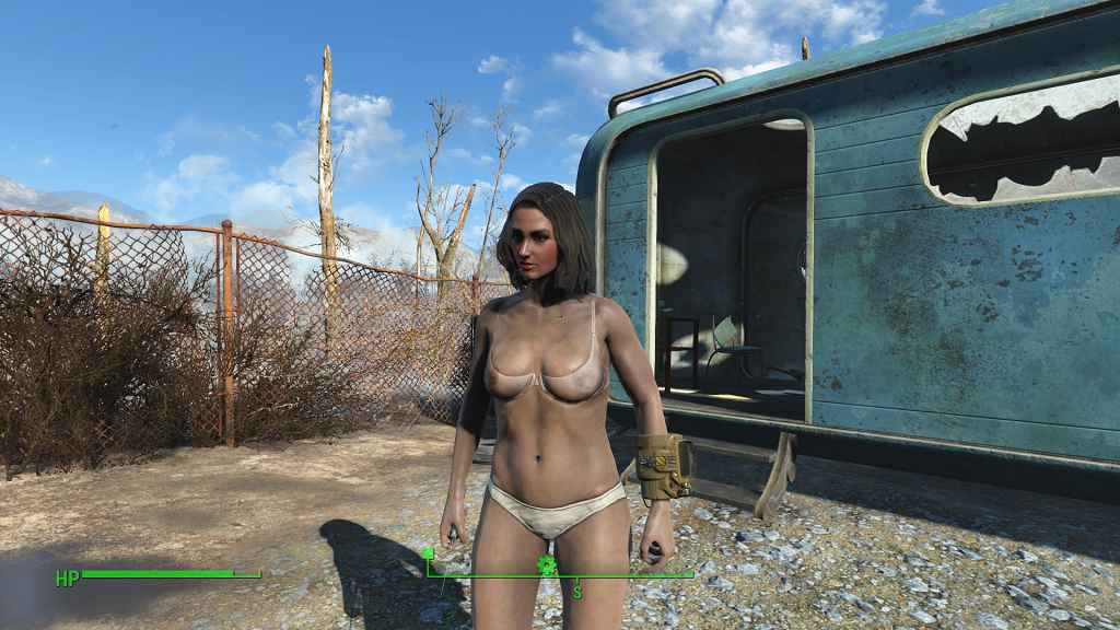 Мод Fallout 4 — Прозрачный бюстгальтер