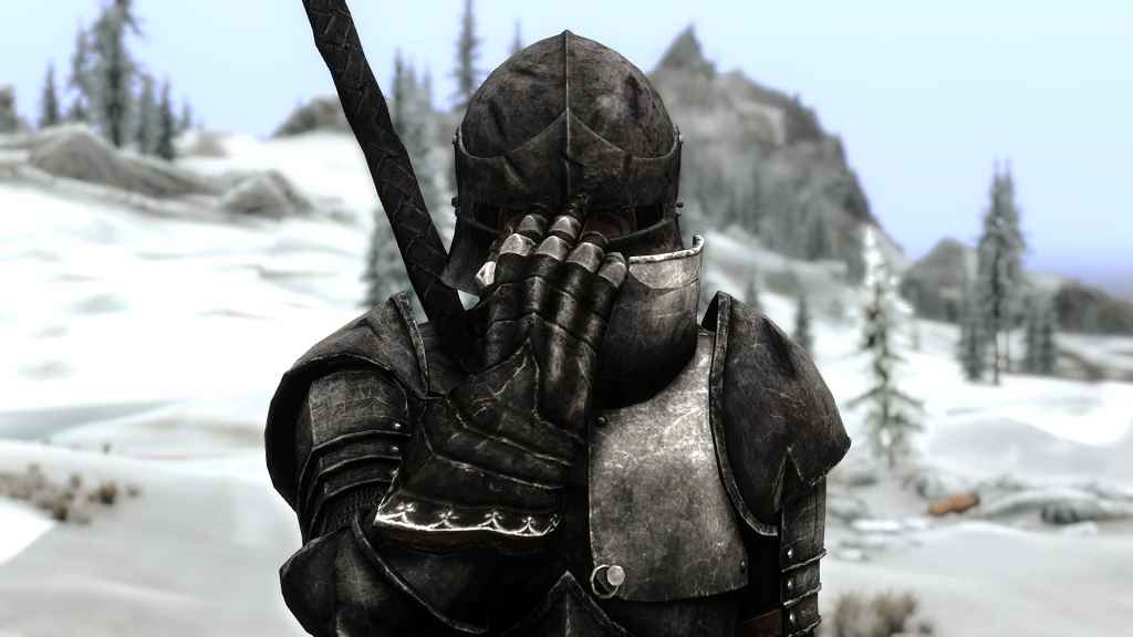 Мод Skyrim — Броня «Тёмный Рыцарь»