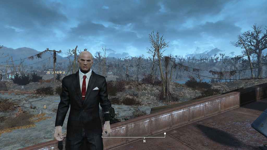 Мод Fallout 4 — Костюм Агента 47 (Agent 47’s Suit)