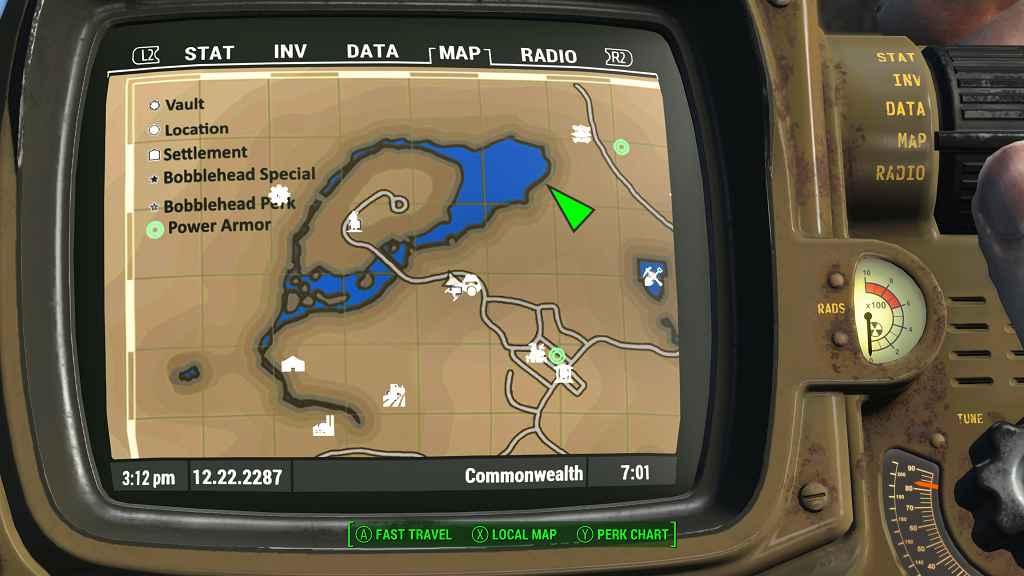 Fallout 4 — Цветная карта