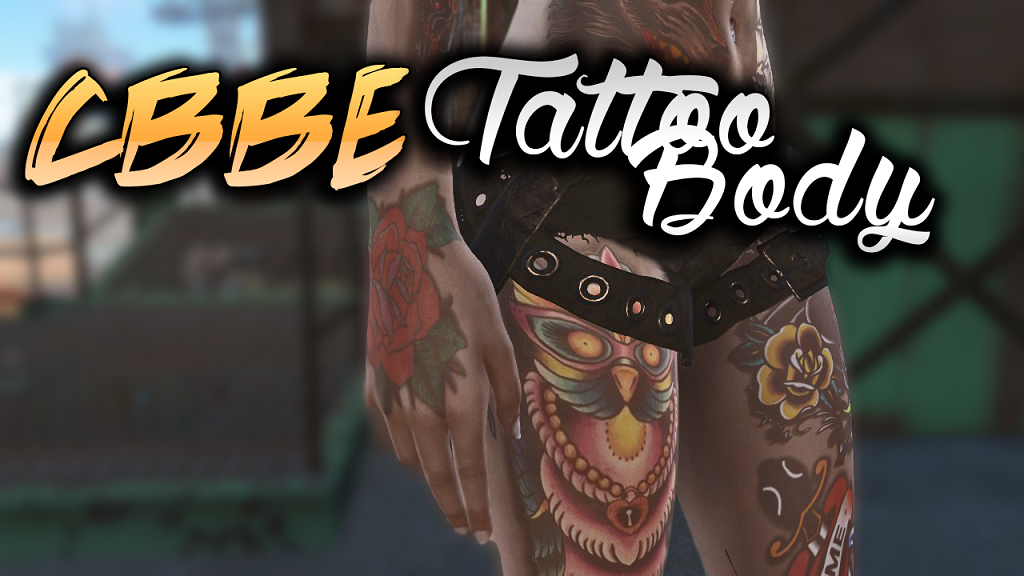 Fallout 4 — Красочные татуировки для CBBE