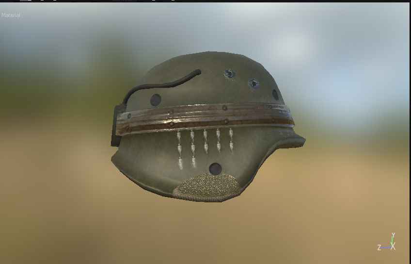 Мод Fallout 4 — Ретекстур армейского шлема