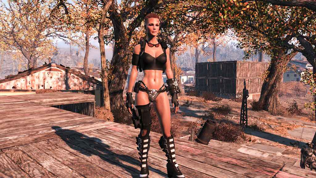 Fallout 4 — Штурмовая броня Тень IV (CBBE)