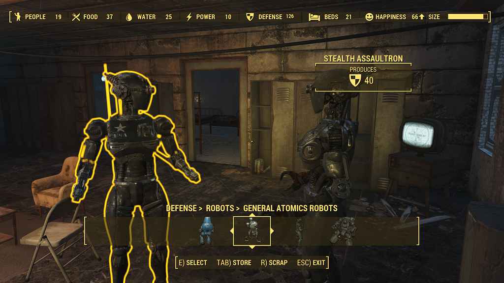 Мод Fallout 4 — Роботы — Защитники дома
