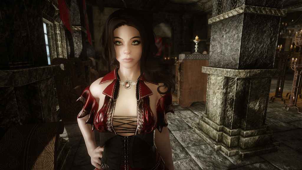Мод Skyrim — Спутница-вампир Кармелла