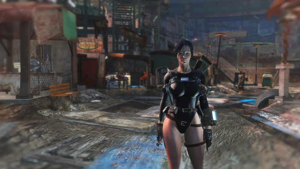 Мод Fallout 4 — Бронированный купальник (CBBE)