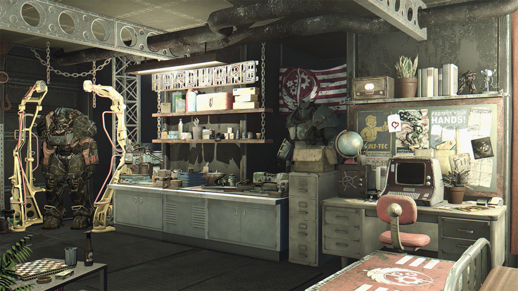 Мод Fallout 4 — Улучшение дома для игрока «Кубрики на «Придвене»