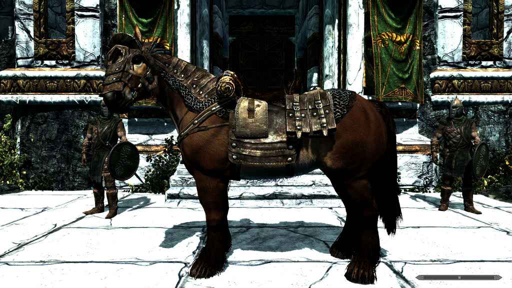 Мод Skyrim — Броня для лошадей